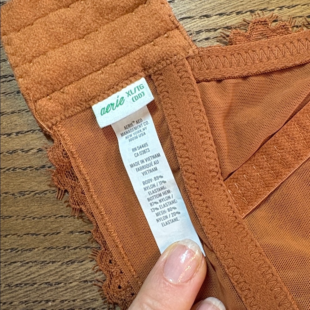Aerie Lace Bralette in Rust Color - Picture 4 of 4